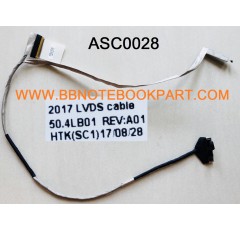 ASUS LCD Cable สายแพรจอ K450J K450V A450JF X450J X450JF F450J  (40 Pin)  50.4LB01 REV. A01